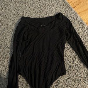American Eagle black long sleeve bodysuit